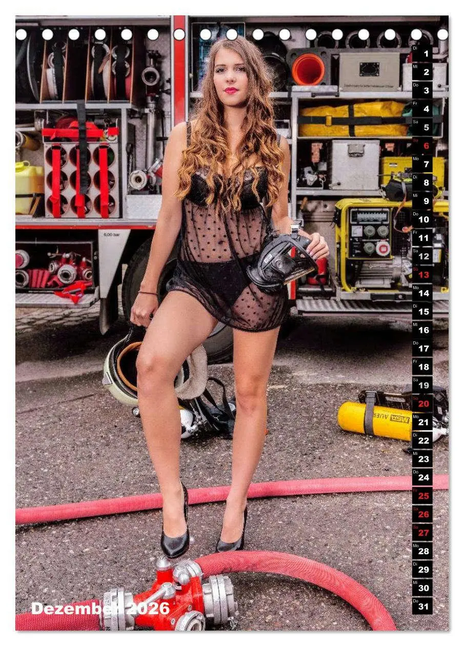 Bild: 9783516462913 | Feuerwehrkalender 2026 (Tischkalender 2026 DIN A5 hoch), CALVENDO...