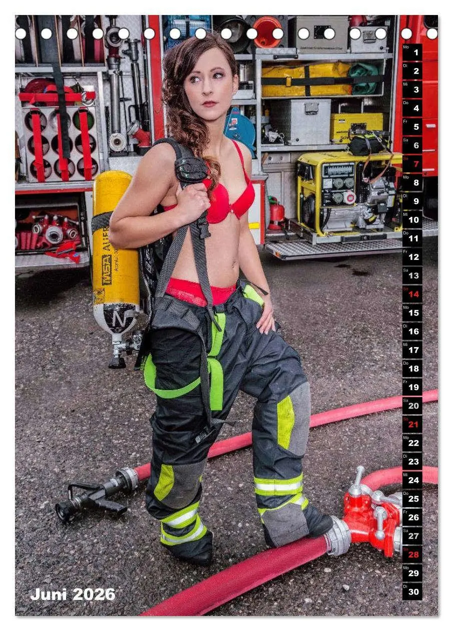 Bild: 9783516462913 | Feuerwehrkalender 2026 (Tischkalender 2026 DIN A5 hoch), CALVENDO...
