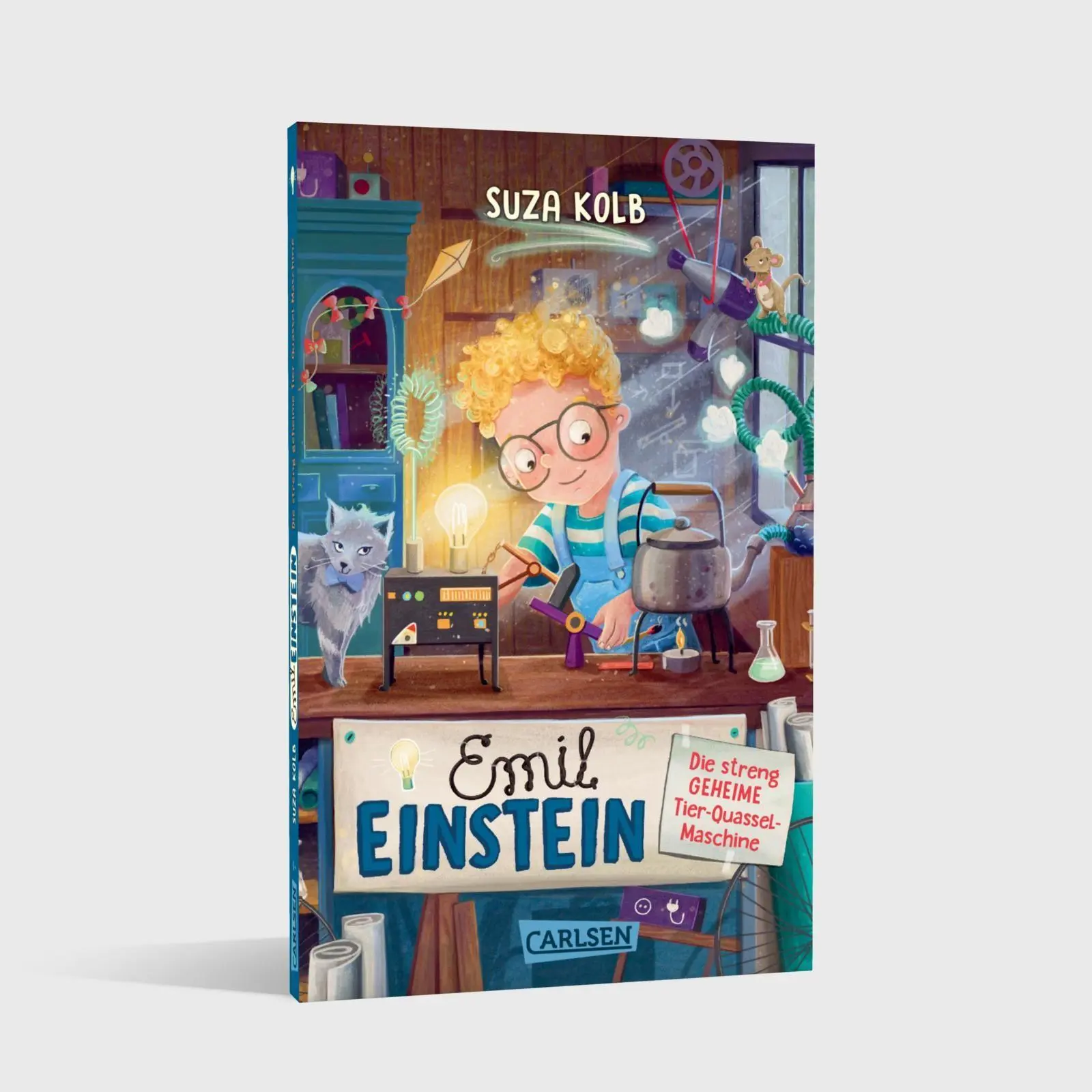 Bild: 9783551322913 | Emil Einstein 1: Die streng geheime Tier-Quassel-Maschine | Suza Kolb