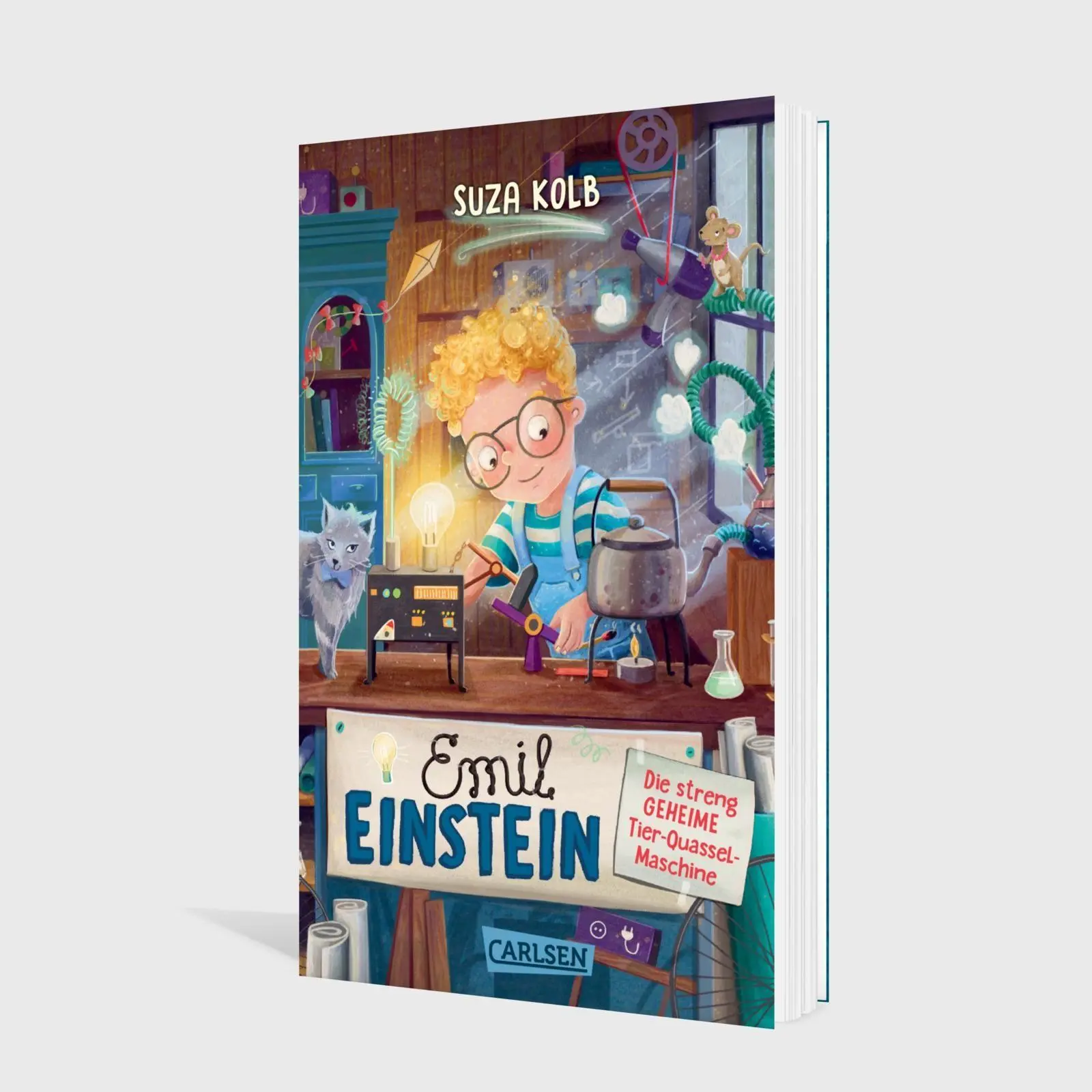 Bild: 9783551322913 | Emil Einstein 1: Die streng geheime Tier-Quassel-Maschine | Suza Kolb
