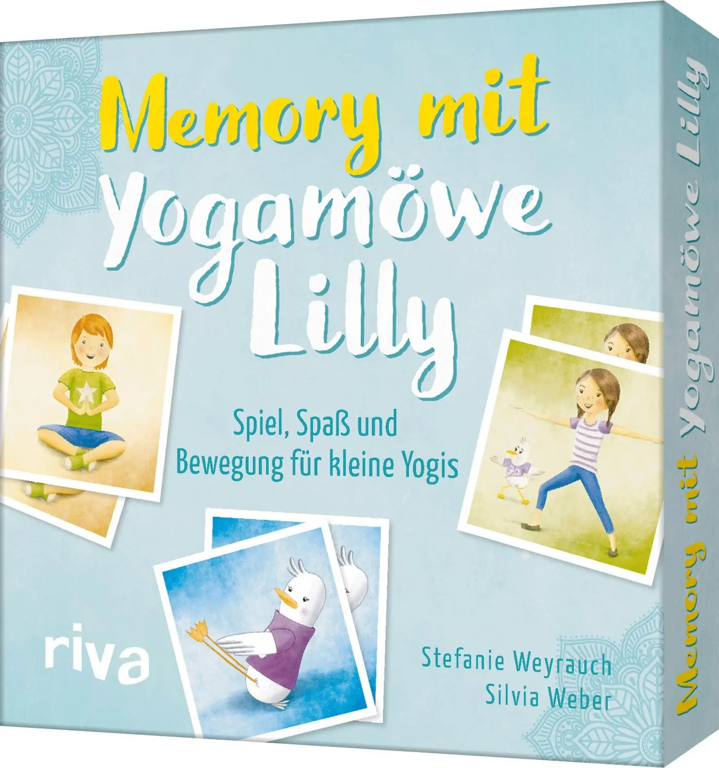 Cover: 9783742322913 | Memory mit Yogamöwe Lilly | Stefanie Weyrauch (u. a.) | Spiel | 60 S.