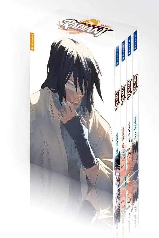 Cover: 9783753902913 | Radiant 05 - 08 mit Box | Tony Valente | Taschenbuch | 4 Taschenbücher