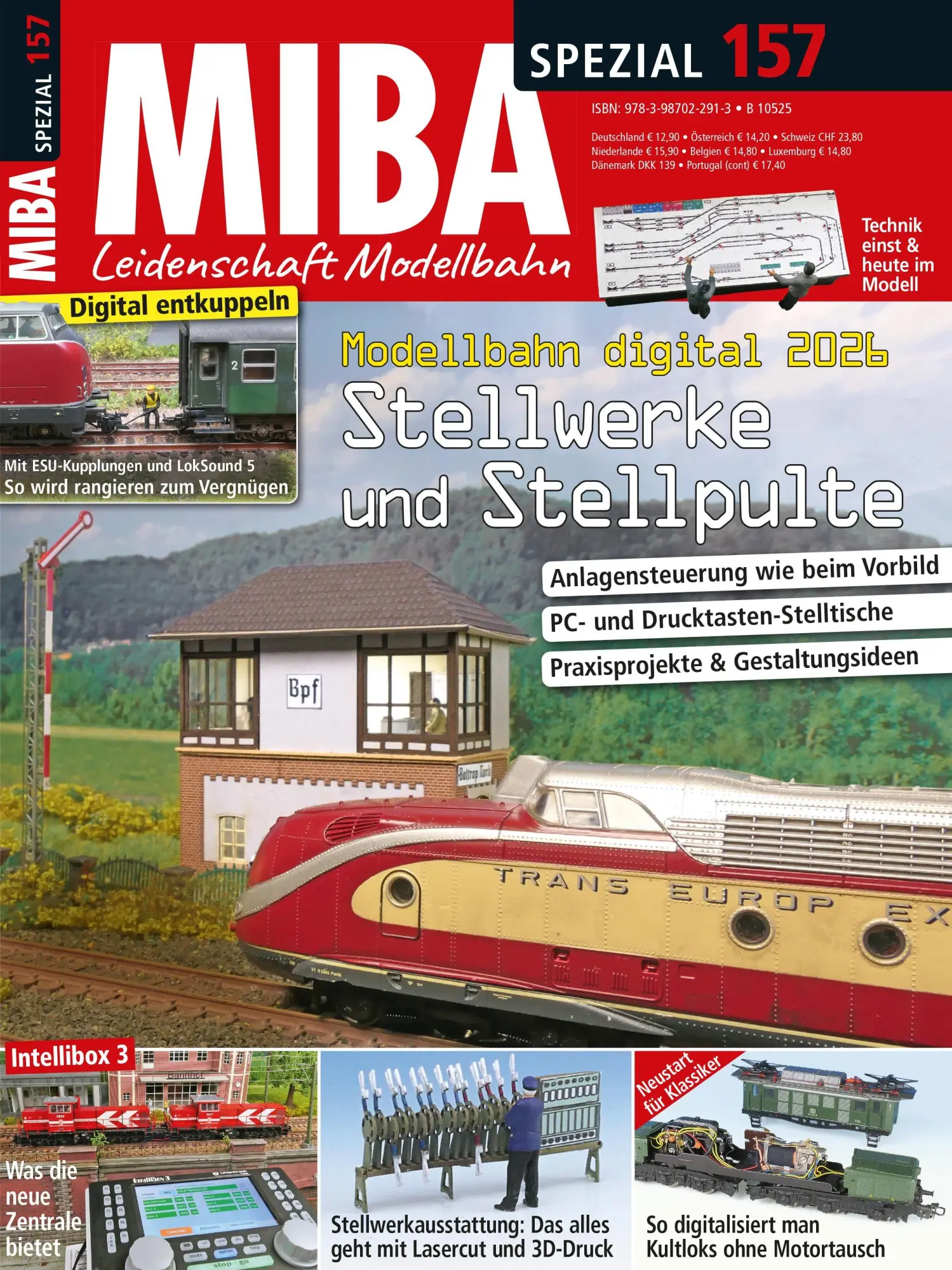 Cover: 9783987022913 | Stellwerke und Stellpulte | MIBA Spezial 157/2026 | Broschüre | 100 S.