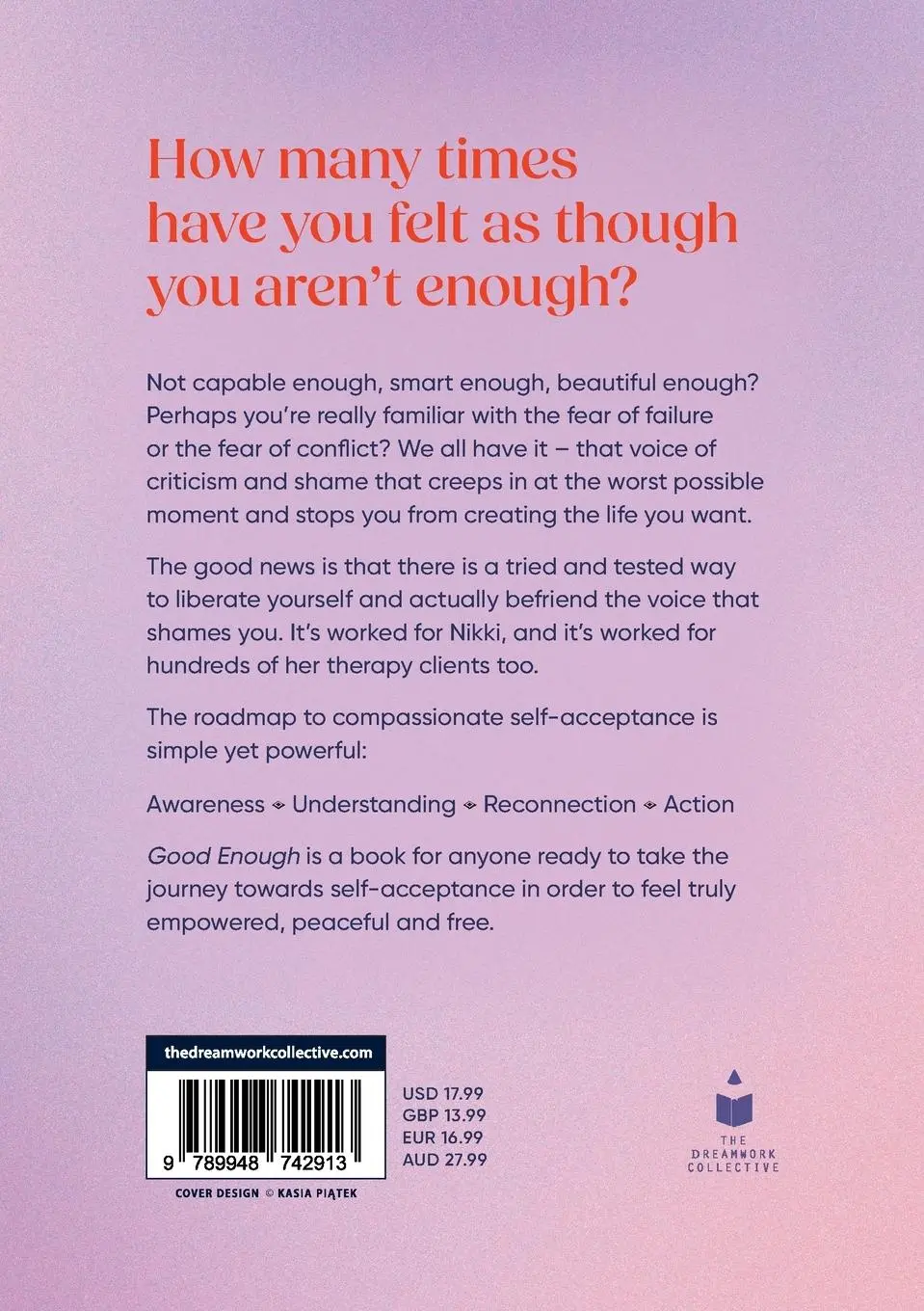 Rückseite: 9789948742913 | Good Enough | A Roadmap for Compassionate Self-Acceptance | Heyder