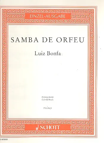 Cover: 9790001092913 | Samba De Orfeu | Luiz Bonfa | Buch | Schott Music | EAN 9790001092913