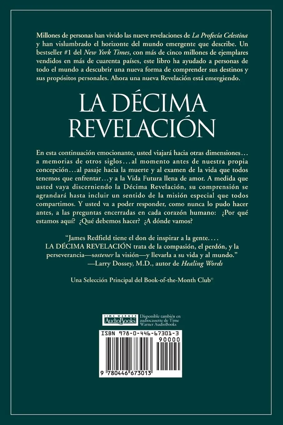 Rückseite: 9780446673013 | La Décima Revelacion | James Redfield | Taschenbuch | Spanisch | 1992