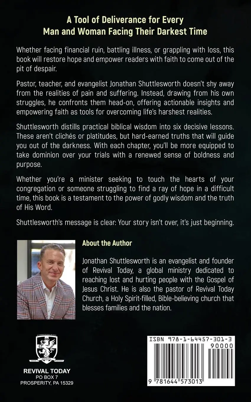 Rückseite: 9781644573013 | Help for Your Darkest Time | Jonathan Shuttlesworth | Taschenbuch