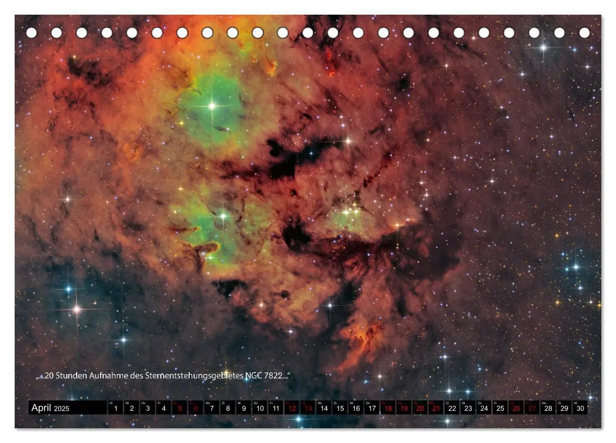 Bild: 9783435003013 | Astrofotografie - Wunder des Universums (Tischkalender 2025 DIN A5...
