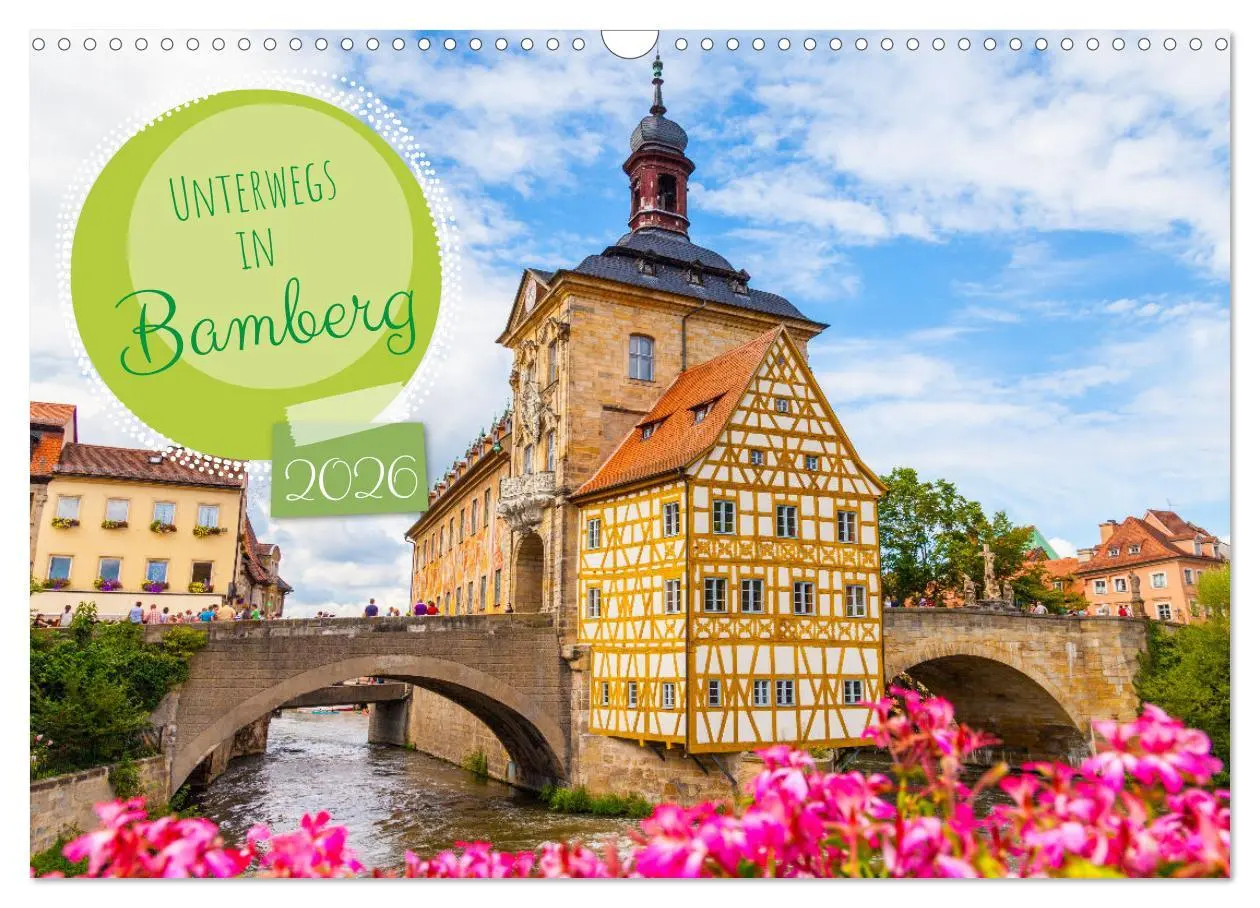 Cover: 9783457263013 | Unterwegs in Bamberg (Wandkalender 2026 DIN A3 quer), CALVENDO...