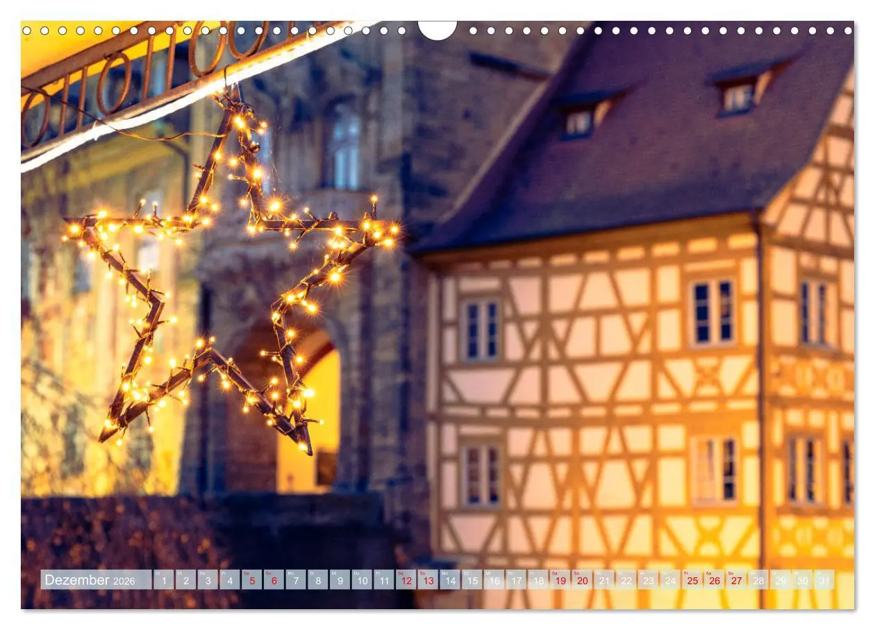 Bild: 9783457263013 | Unterwegs in Bamberg (Wandkalender 2026 DIN A3 quer), CALVENDO...