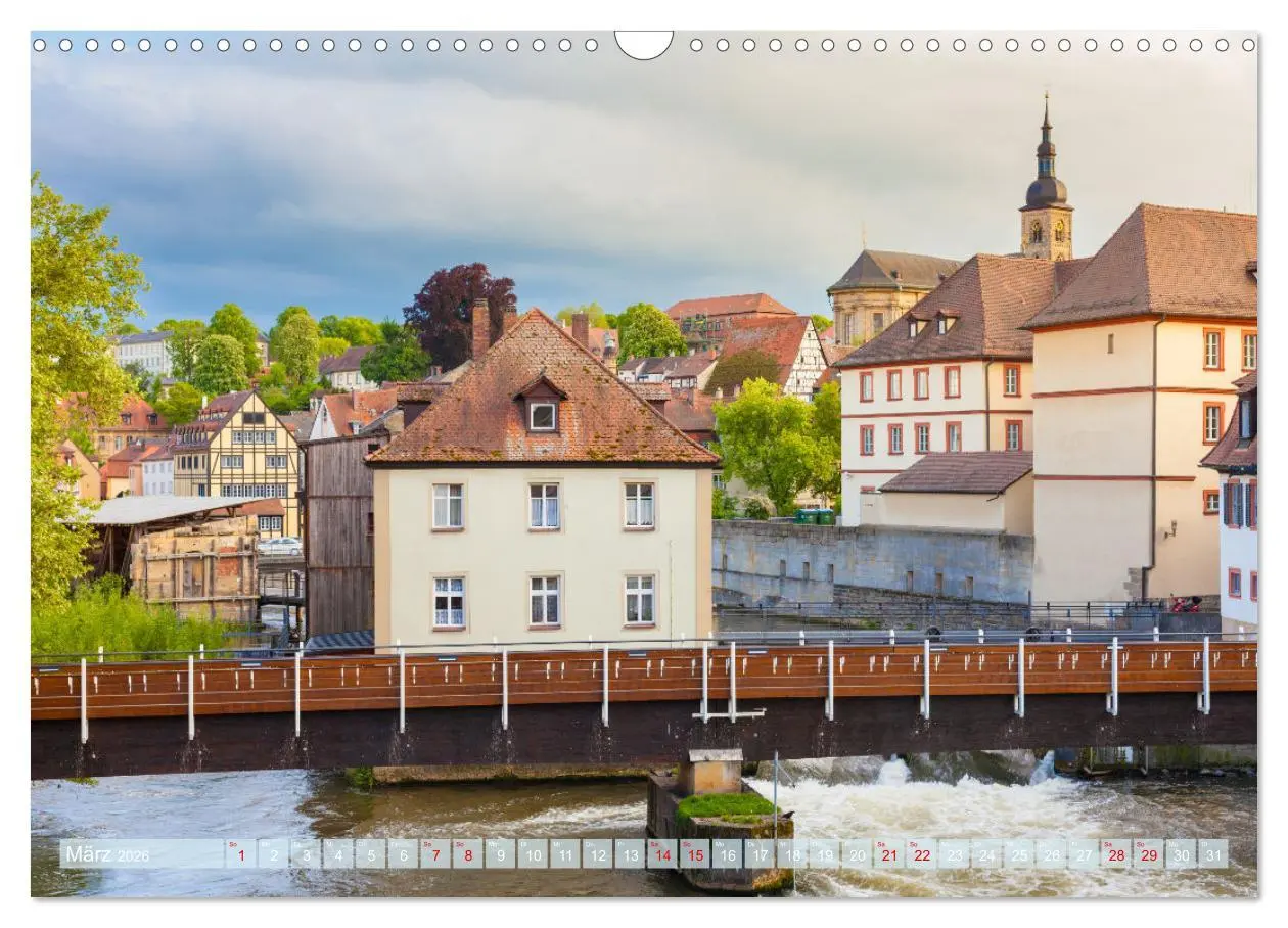 Bild: 9783457263013 | Unterwegs in Bamberg (Wandkalender 2026 DIN A3 quer), CALVENDO...