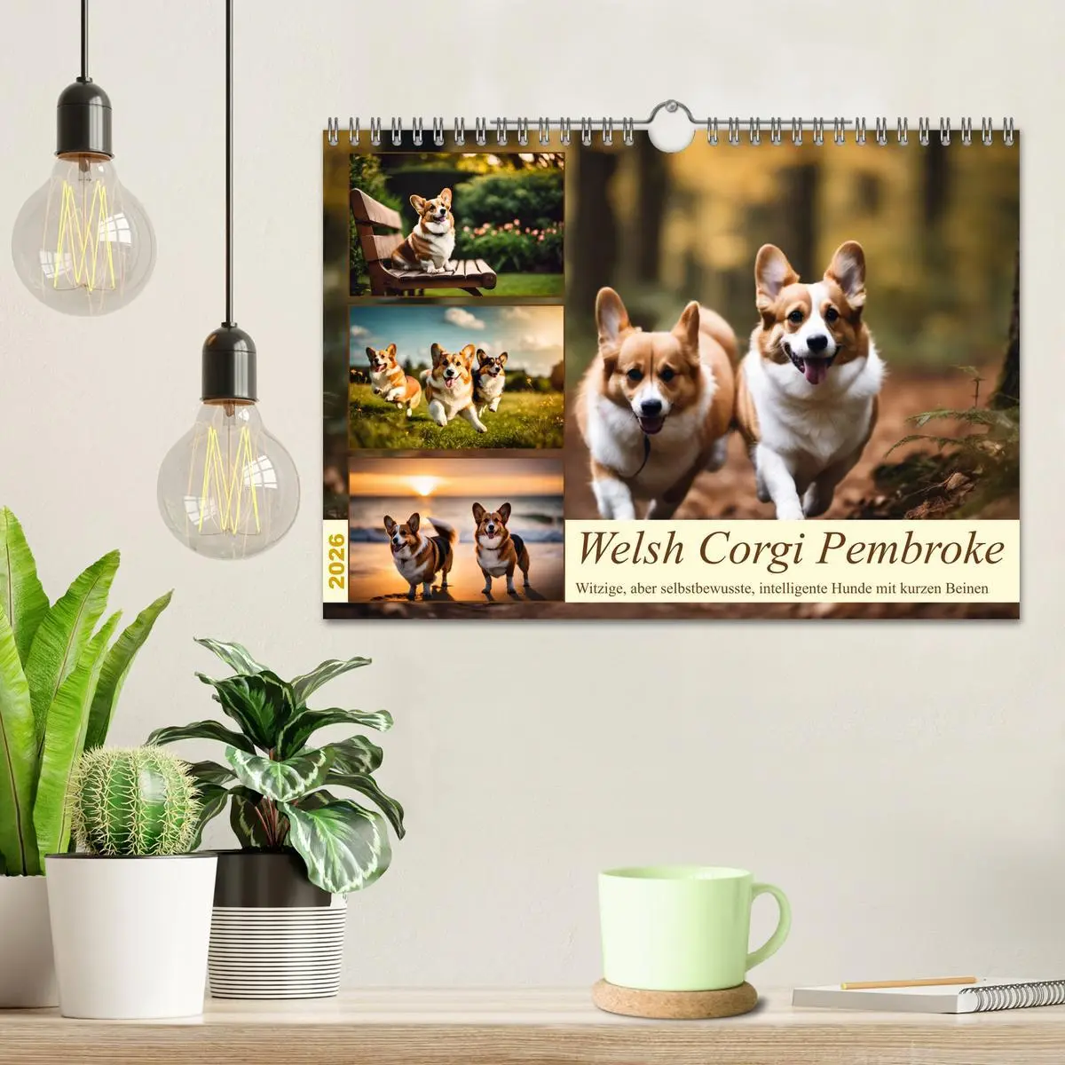 Bild: 9783457333013 | Welsh Corgi Pembroke (Wandkalender 2026 DIN A4 quer), CALVENDO...