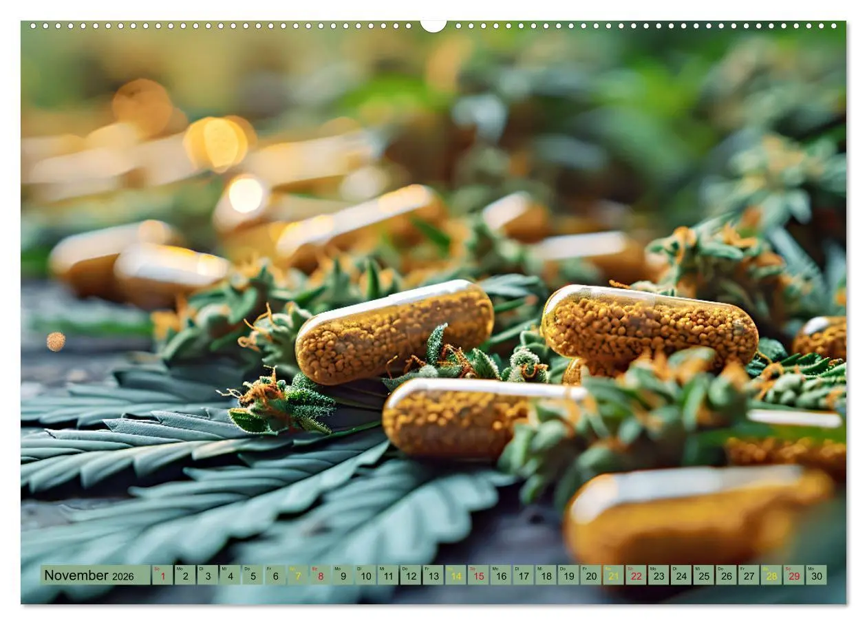 Bild: 9783457403013 | Faszination Cannabis (Wandkalender 2026 DIN A2 quer), CALVENDO...