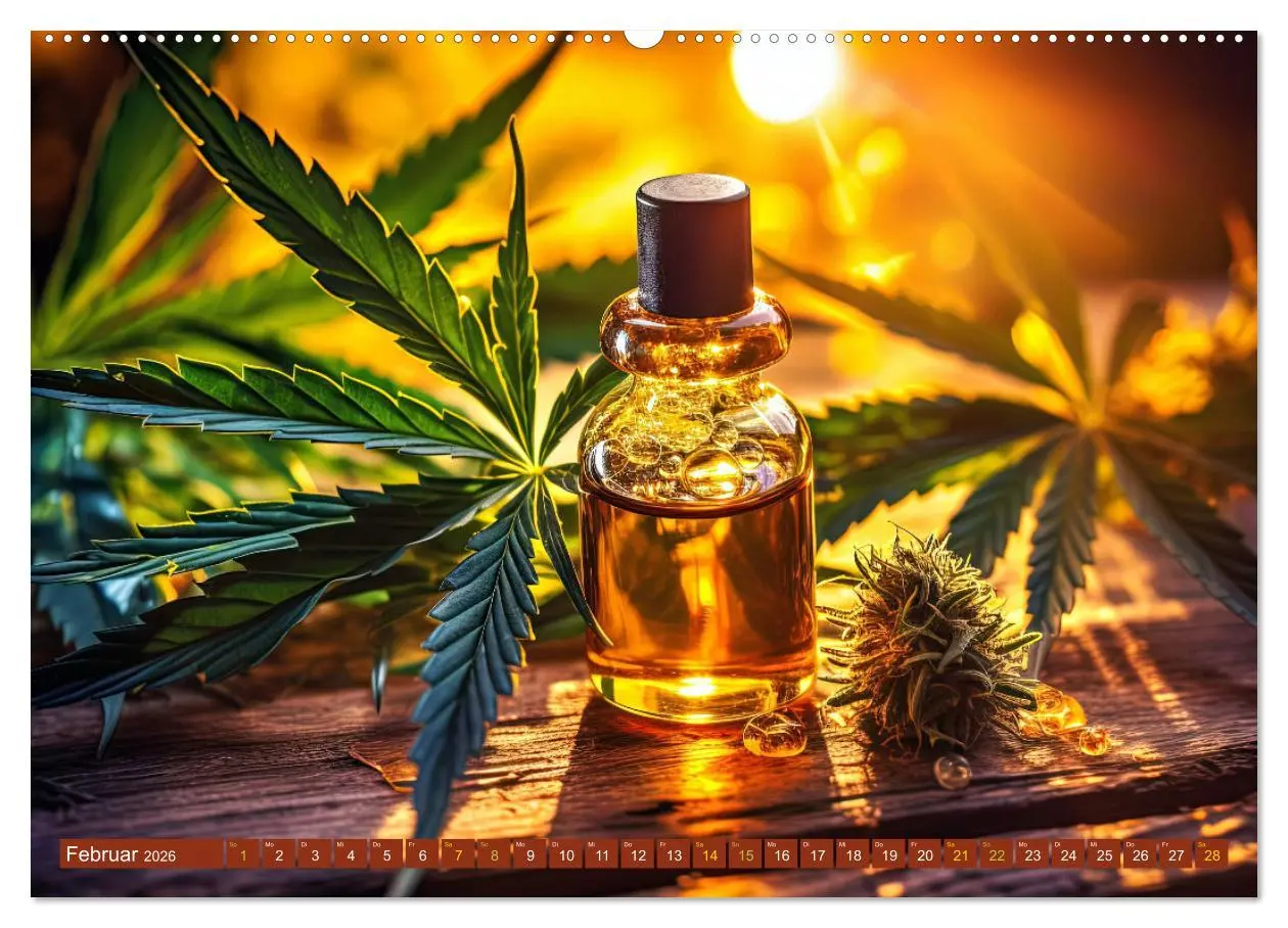 Bild: 9783457403013 | Faszination Cannabis (Wandkalender 2026 DIN A2 quer), CALVENDO...