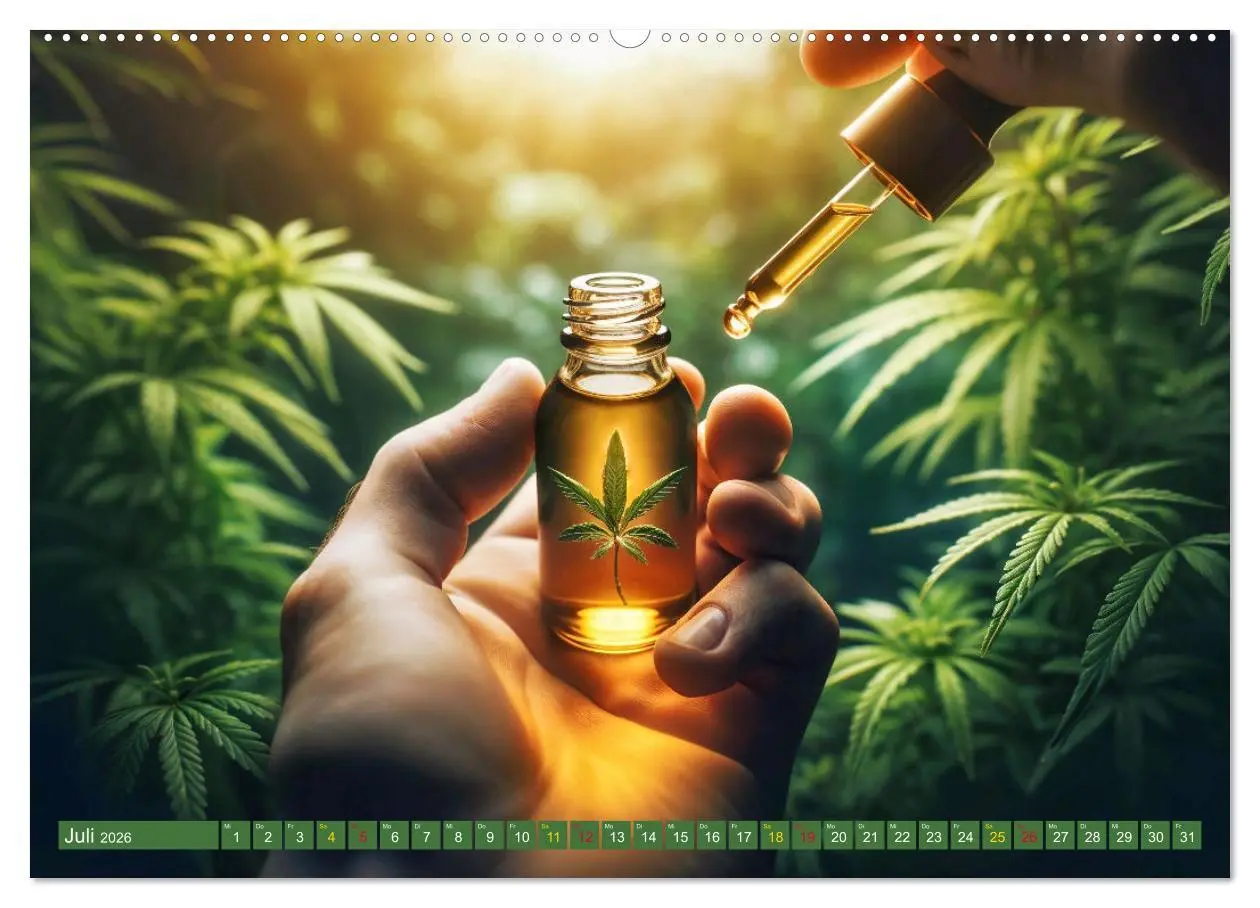 Bild: 9783457403013 | Faszination Cannabis (Wandkalender 2026 DIN A2 quer), CALVENDO...