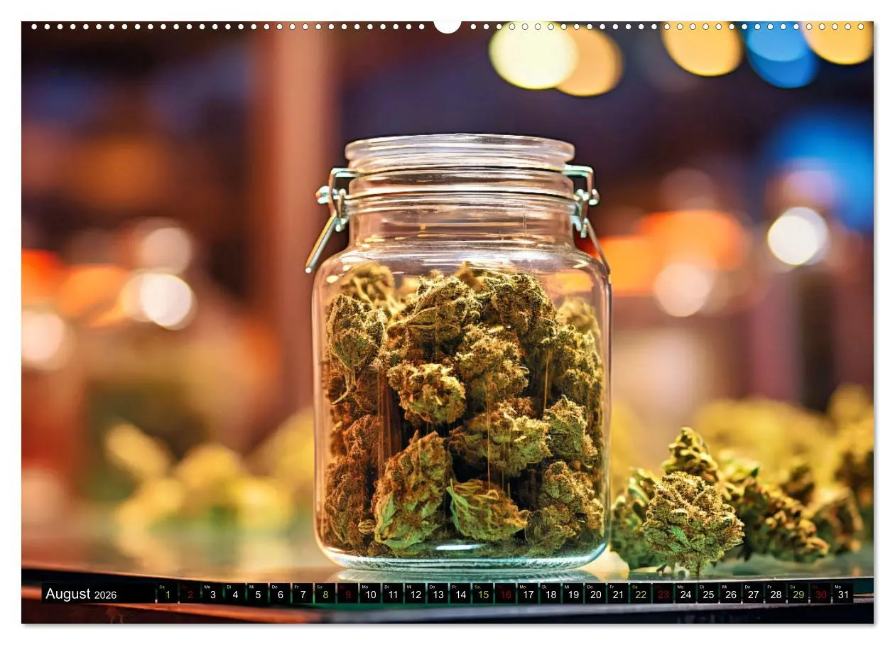 Bild: 9783457403013 | Faszination Cannabis (Wandkalender 2026 DIN A2 quer), CALVENDO...