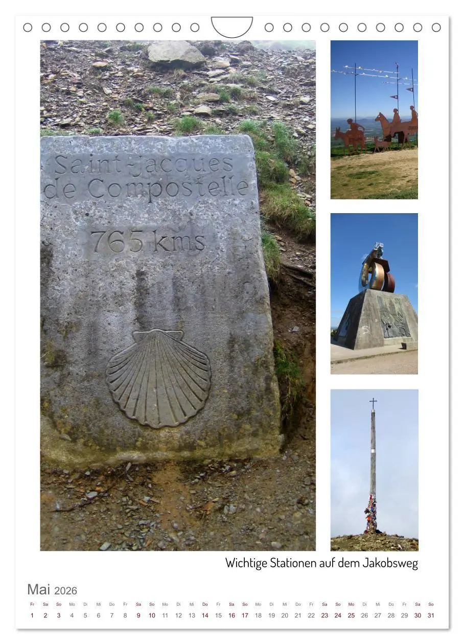 Bild: 9783516353013 | Buen Camino - Unterwegs auf dem Jakobsweg (Wandkalender 2026 DIN A4...