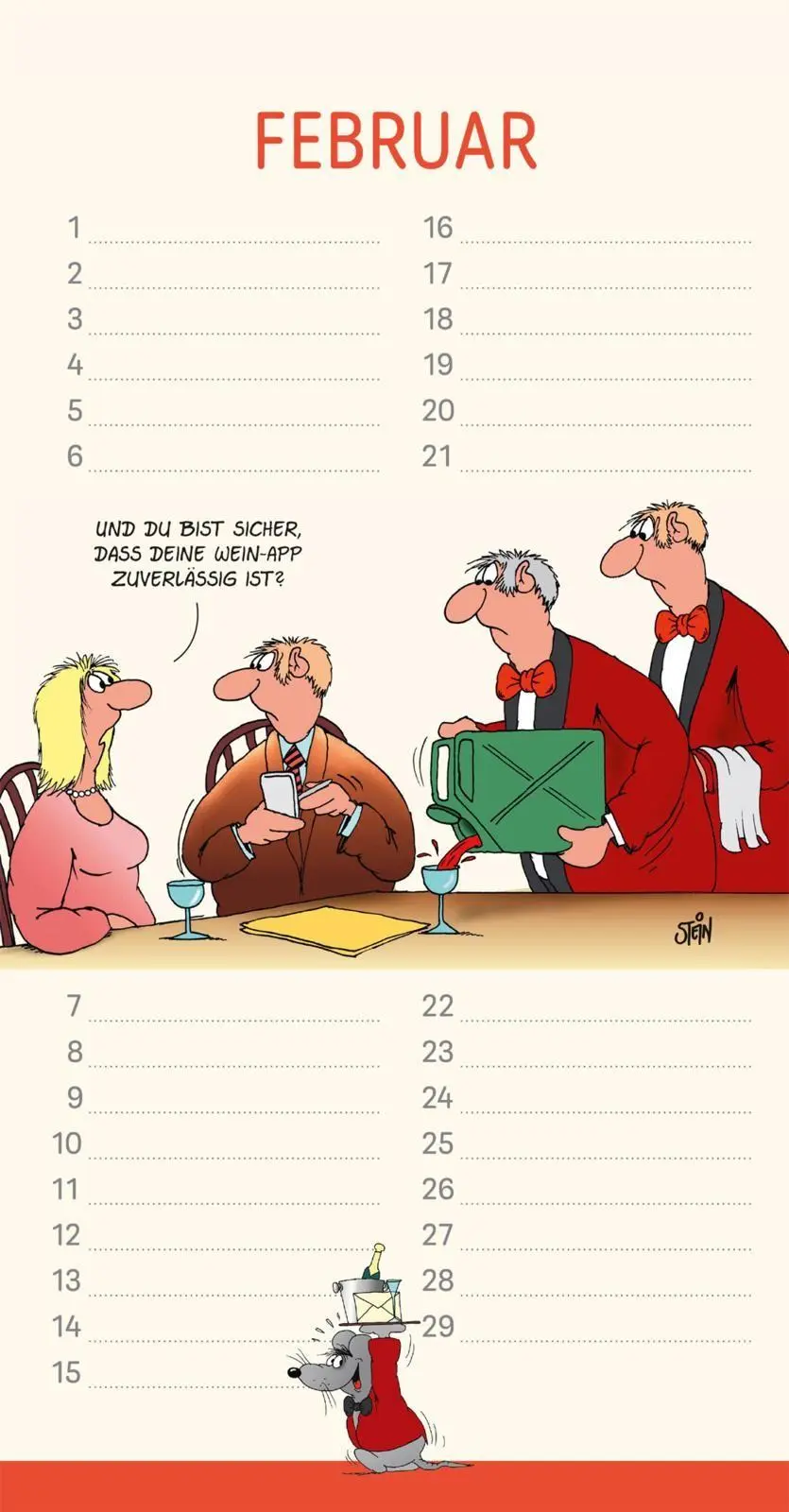 Bild: 9783830323013 | Uli Stein Geburtstagskalender 2027: Wandkalender | Uli Stein | 26 S.