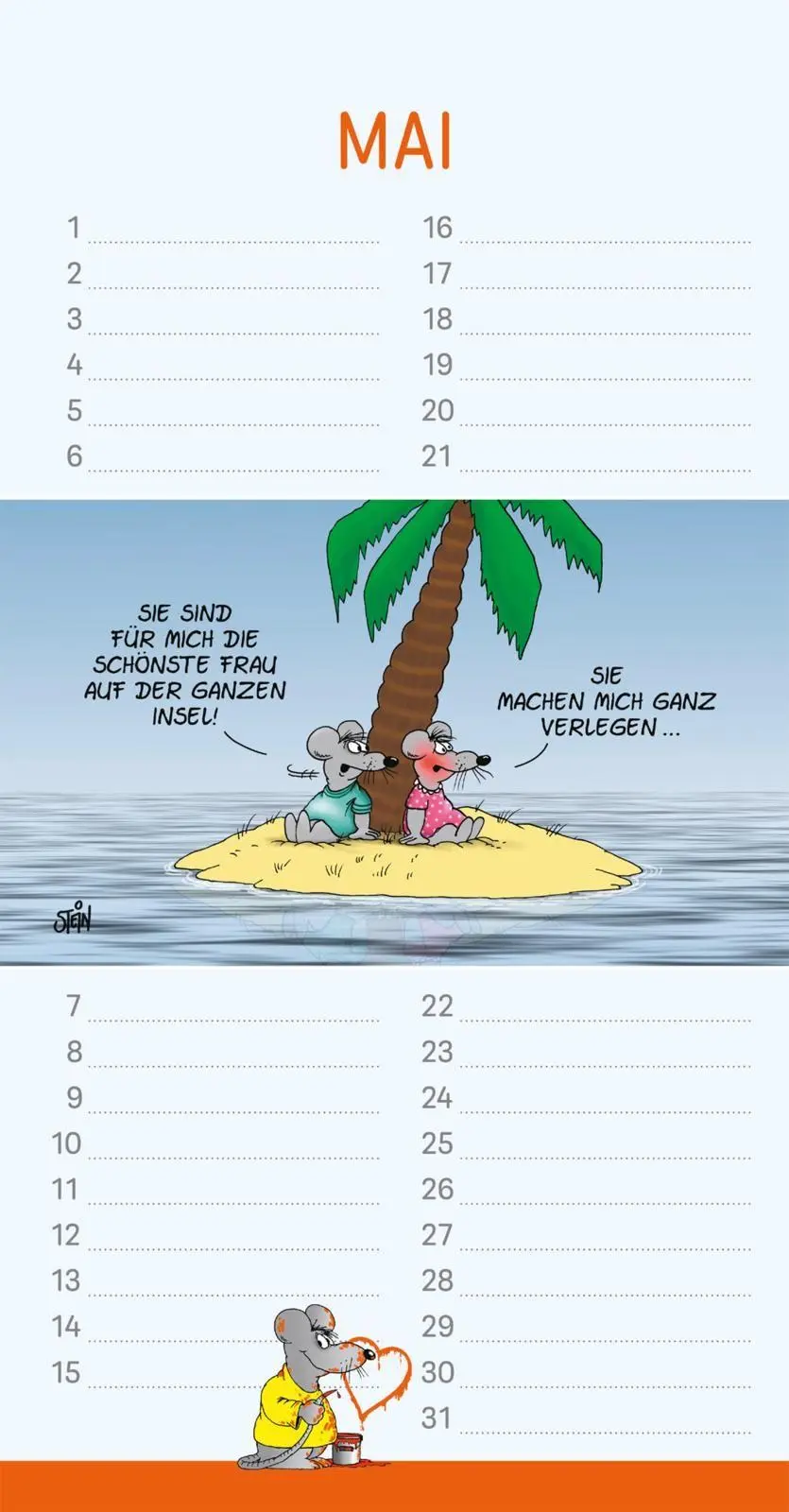 Bild: 9783830323013 | Uli Stein Geburtstagskalender 2027: Wandkalender | Uli Stein | 26 S.
