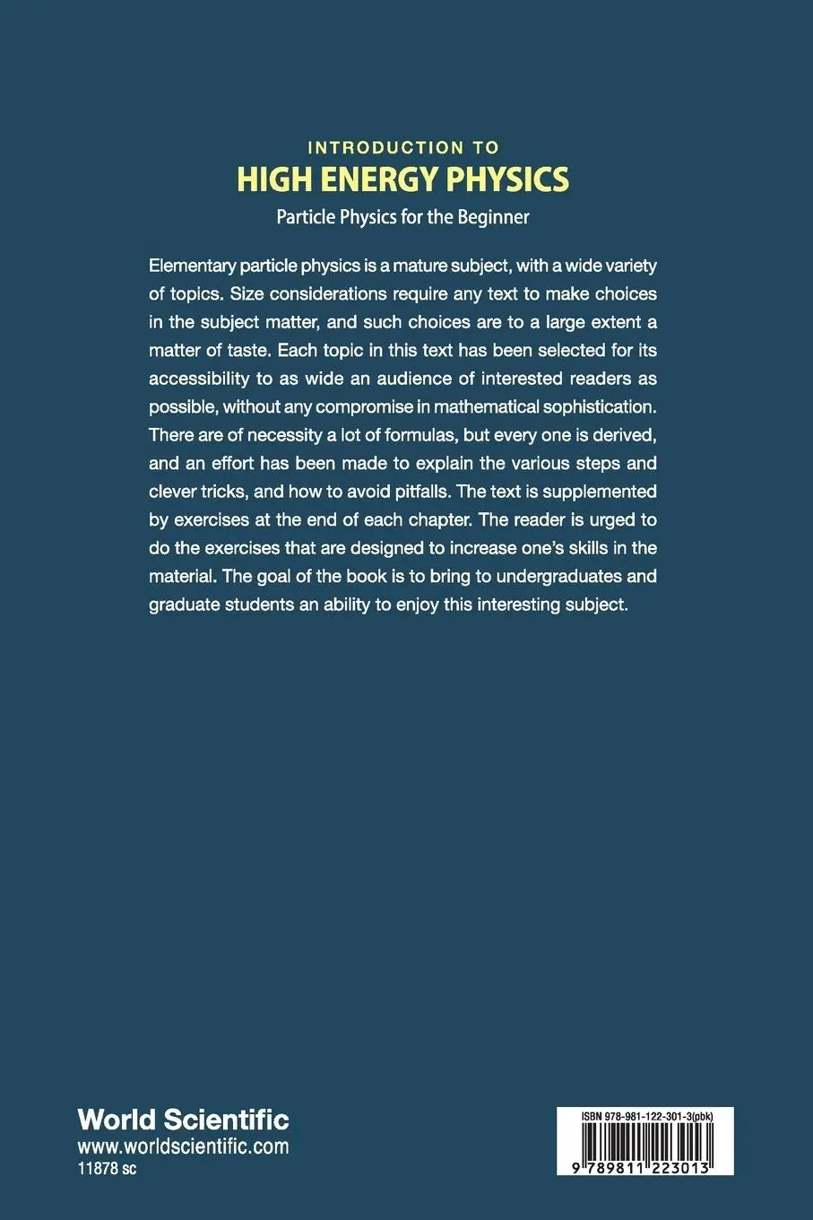 Rückseite: 9789811223013 | INTRODUCTION TO HIGH ENERGY PHYSICS | Lee G Pondrom | Taschenbuch