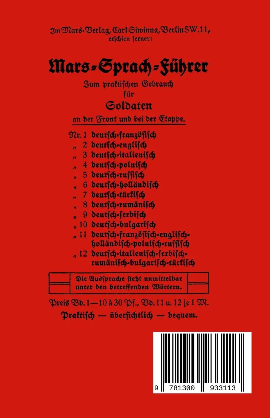 Rückseite: 9781300933113 | Der Offizier Im Umgang | The Officer's Guide | Carl Siwinna | Buch