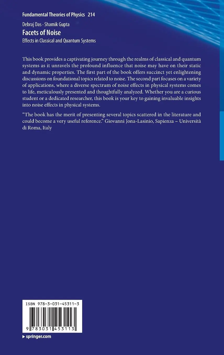 Rückseite: 9783031453113 | Facets of Noise | Effects in Classical and Quantum Systems | Buch | xx