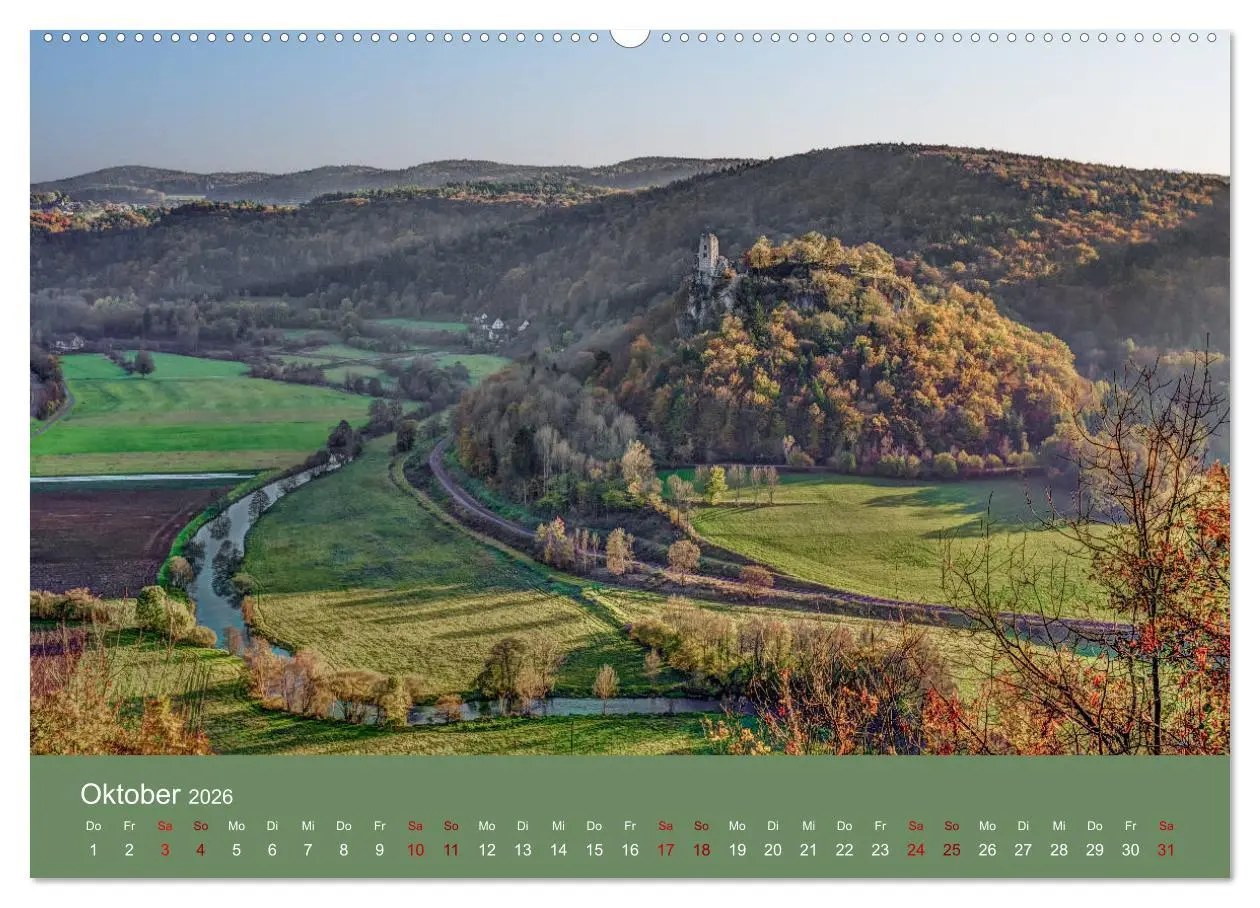 Bild: 9783457873113 | Schöne Aussichten in die Fränkische Schweiz (Wandkalender 2026 DIN...