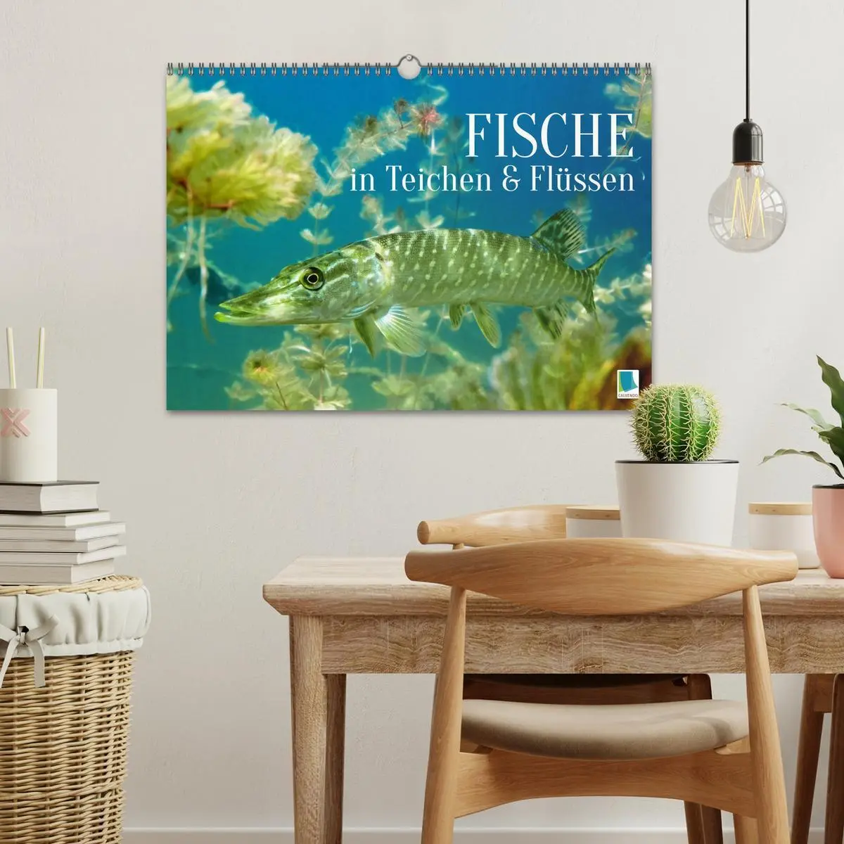 Bild: 9783457943113 | Fische in Teichen und Flüssen (Wandkalender 2026 DIN A3 quer),...