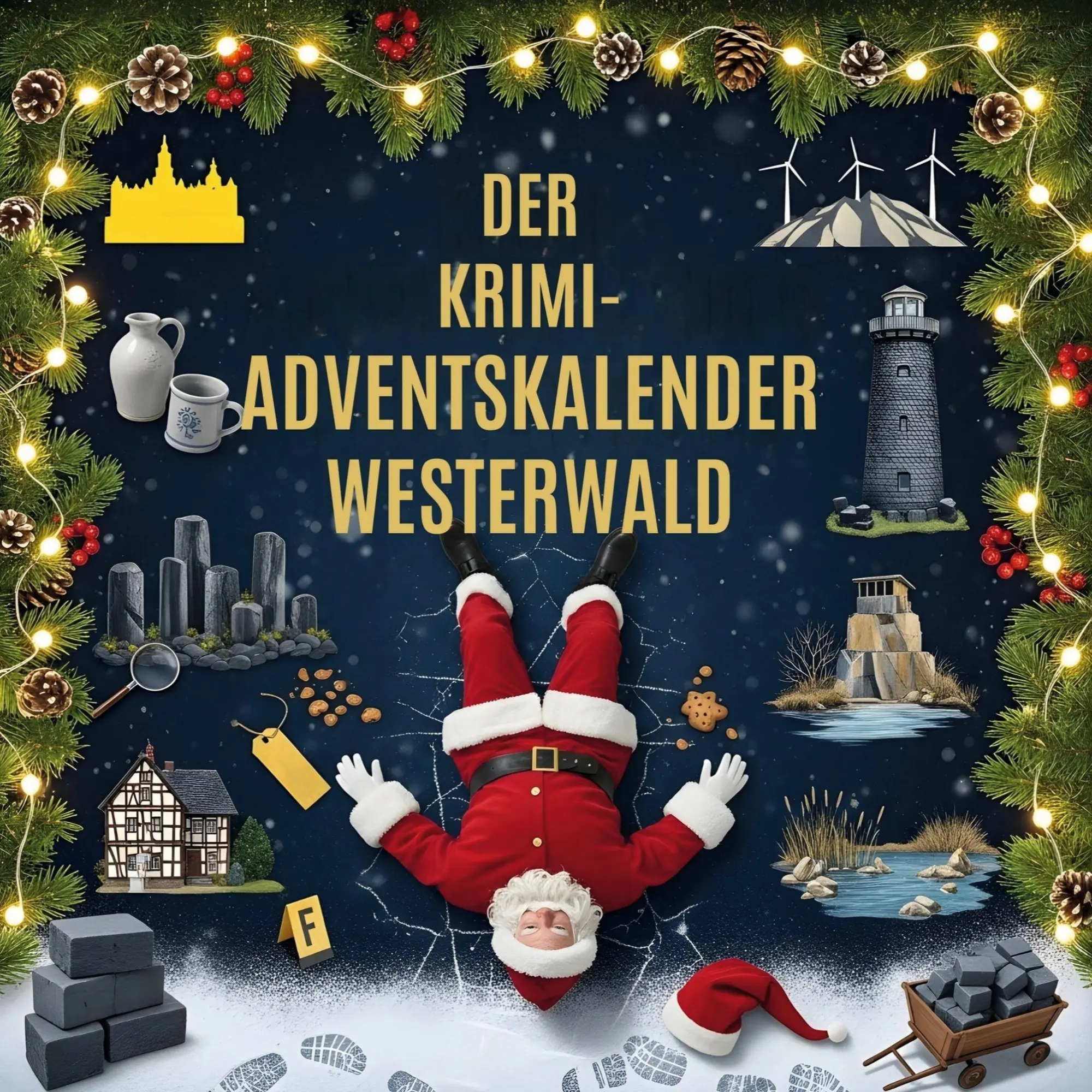 Cover: 9783695303113 | Der Krimi-Adventskalender Westerwald | Mordsverdächtig in 24 Akten