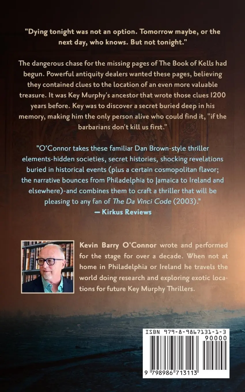 Rückseite: 9798986713113 | A Key to Kells | A Key Murphy Thriller | Kevin Barry O'Connor | Buch