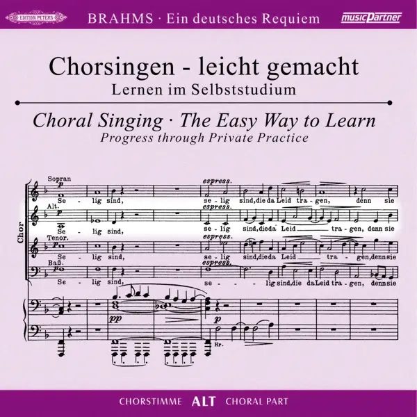 Ein Deutsches Requiem op45 Chorstimme Alt 2 Audio-CDs - Johannes Brahms (Hörbuch)