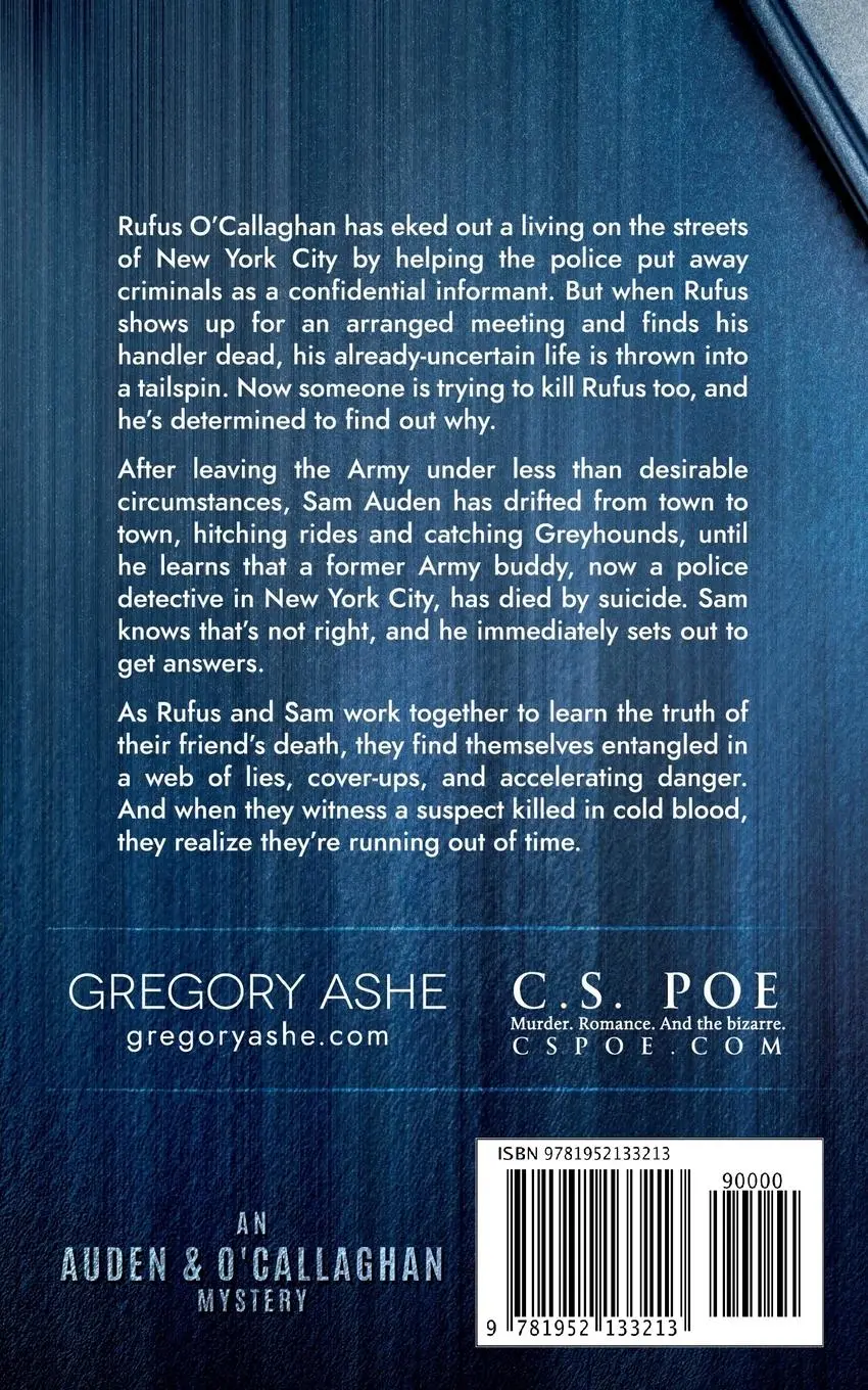 Rückseite: 9781952133213 | A Friend in the Dark | Gregory Ashe (u. a.) | Taschenbuch | Englisch