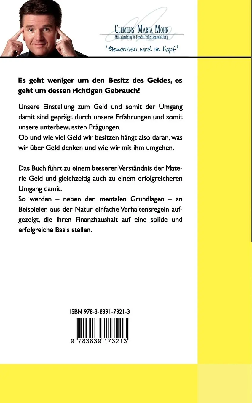 Rückseite: 9783839173213 | Geld - einfach mehr davon | Den natürlichen Kreislauf für sich nutzen