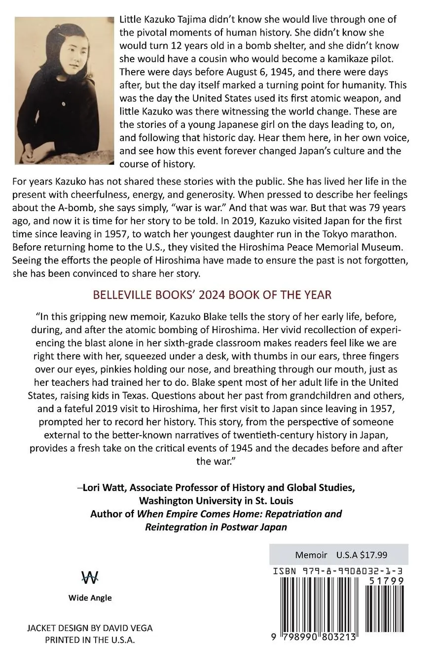 Rückseite: 9798990803213 | Kazuko | Sixth Grade in World War II Hiroshima | Kazuko Blake | Buch