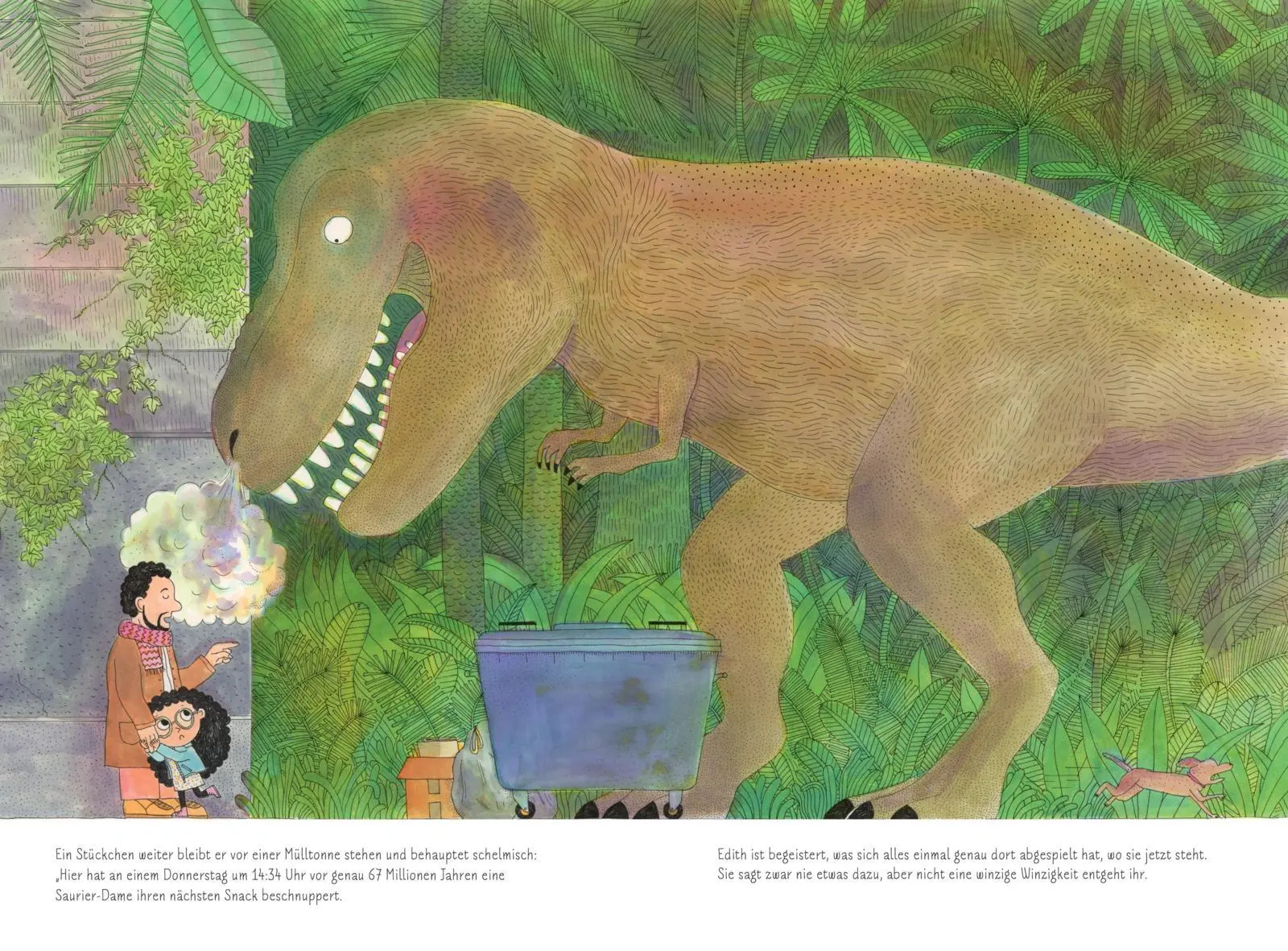 Bild: 9783848903313 | Hier kommt ein T-Rex vor. Und das ist erst der Anfang! | Julie Douine
