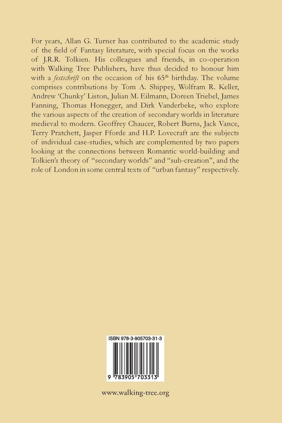 Rückseite: 9783905703313 | From Peterborough to Faery | Thomas Honegger (u. a.) | Taschenbuch