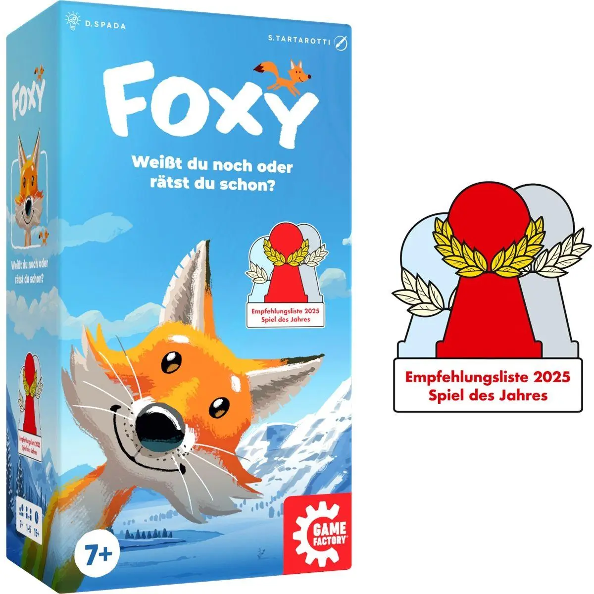 Cover: 7640142763413 | Foxy | Herausgegeben von GAME FACTORY | Spiel | 646083 | Deutsch