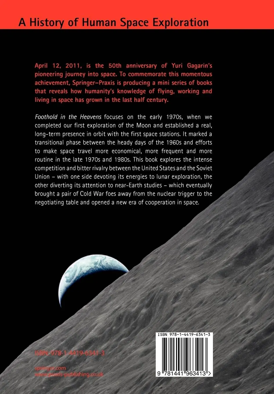 Rückseite: 9781441963413 | Foothold in the Heavens | The Seventies | Ben Evans | Taschenbuch | xv