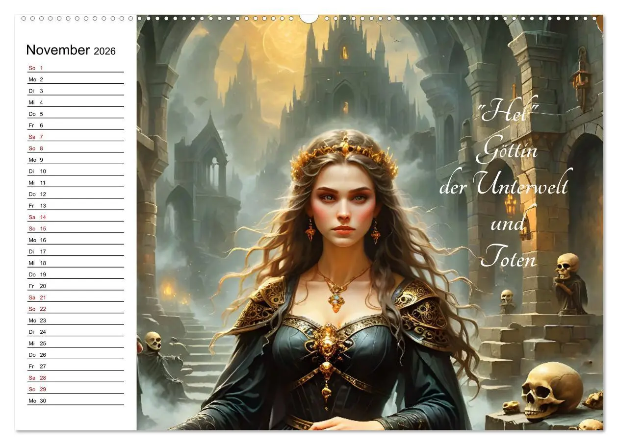 Bild: 9783457393413 | Unsterbliche Mythen des Nordens (Wandkalender 2026 DIN A2 quer),...