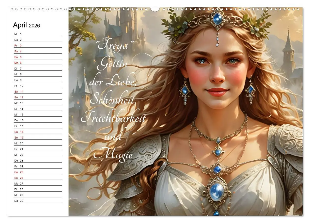 Bild: 9783457393413 | Unsterbliche Mythen des Nordens (Wandkalender 2026 DIN A2 quer),...