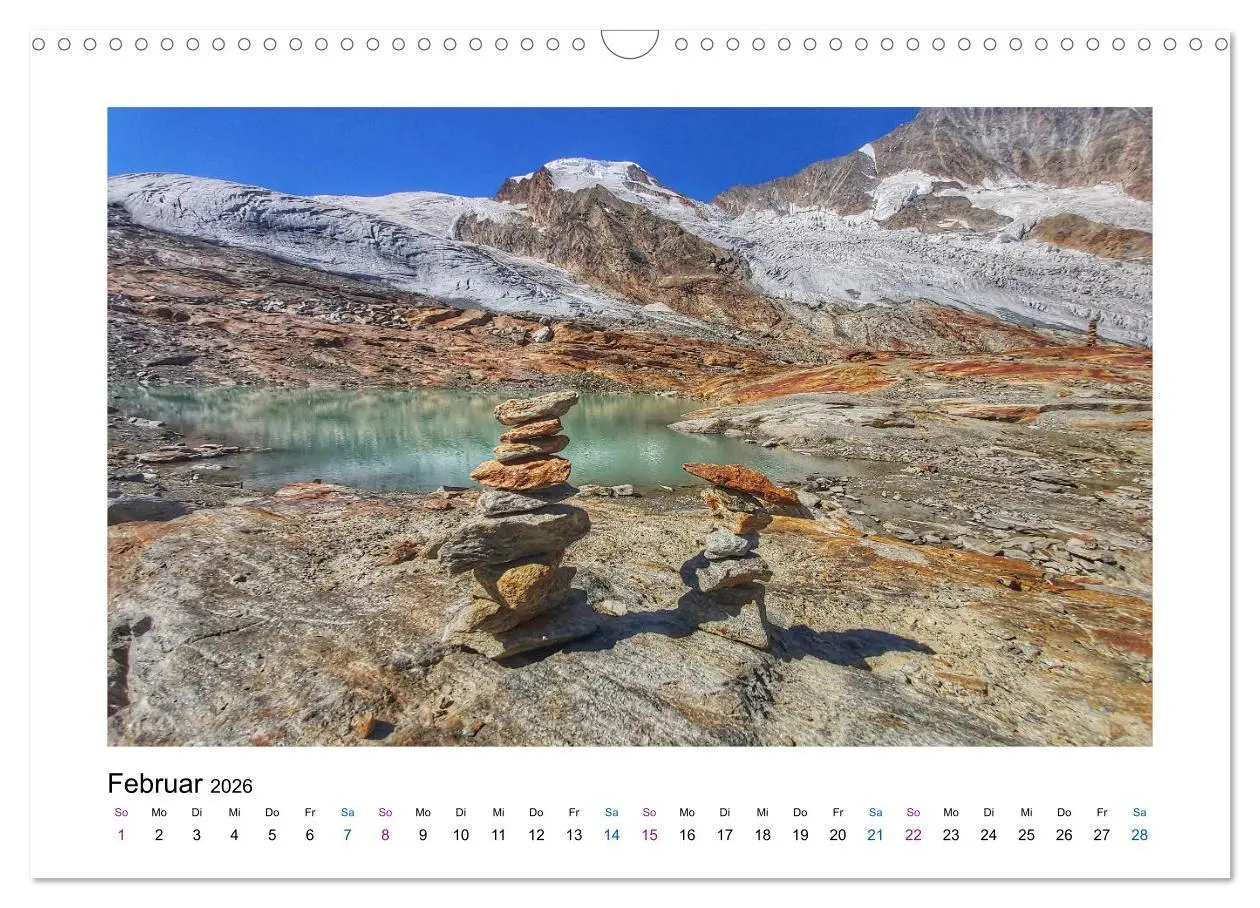 Bild: 9783457773413 | Perlen im Saastal Wallis Schweiz (Wandkalender 2026 DIN A3 quer),...