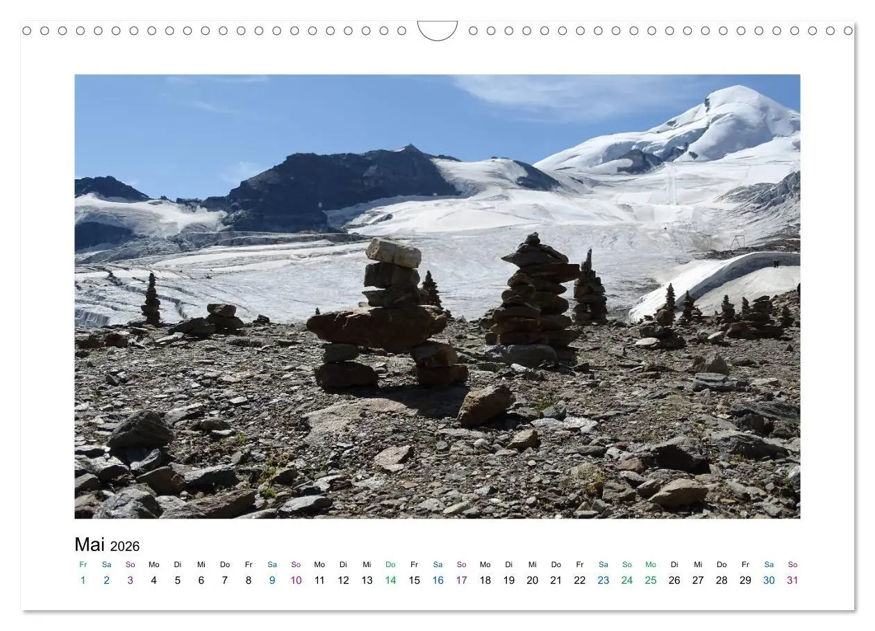 Bild: 9783457773413 | Perlen im Saastal Wallis Schweiz (Wandkalender 2026 DIN A3 quer),...