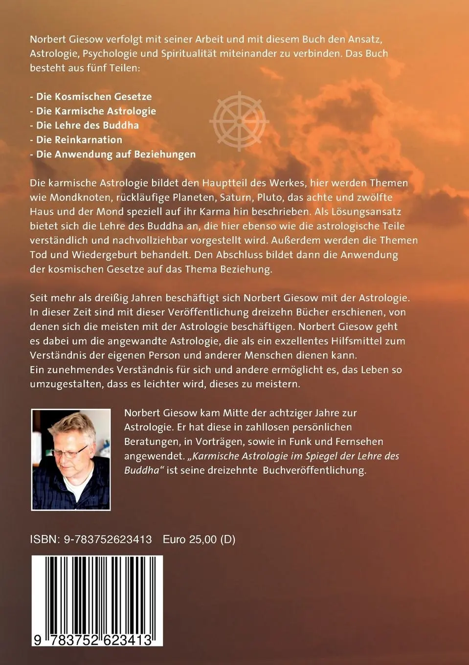 Rückseite: 9783752623413 | Karmische Astrologie | Im Spiegel der Lehre des Buddha | Giesow | Buch