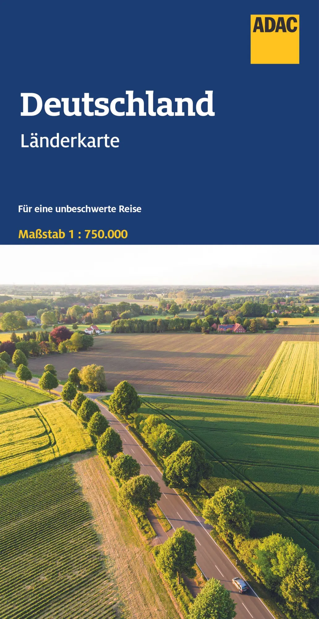 Cover: 9783826423413 | ADAC Länderkarte Deutschland 1:750.000 | Straßenkarte und Autokarte