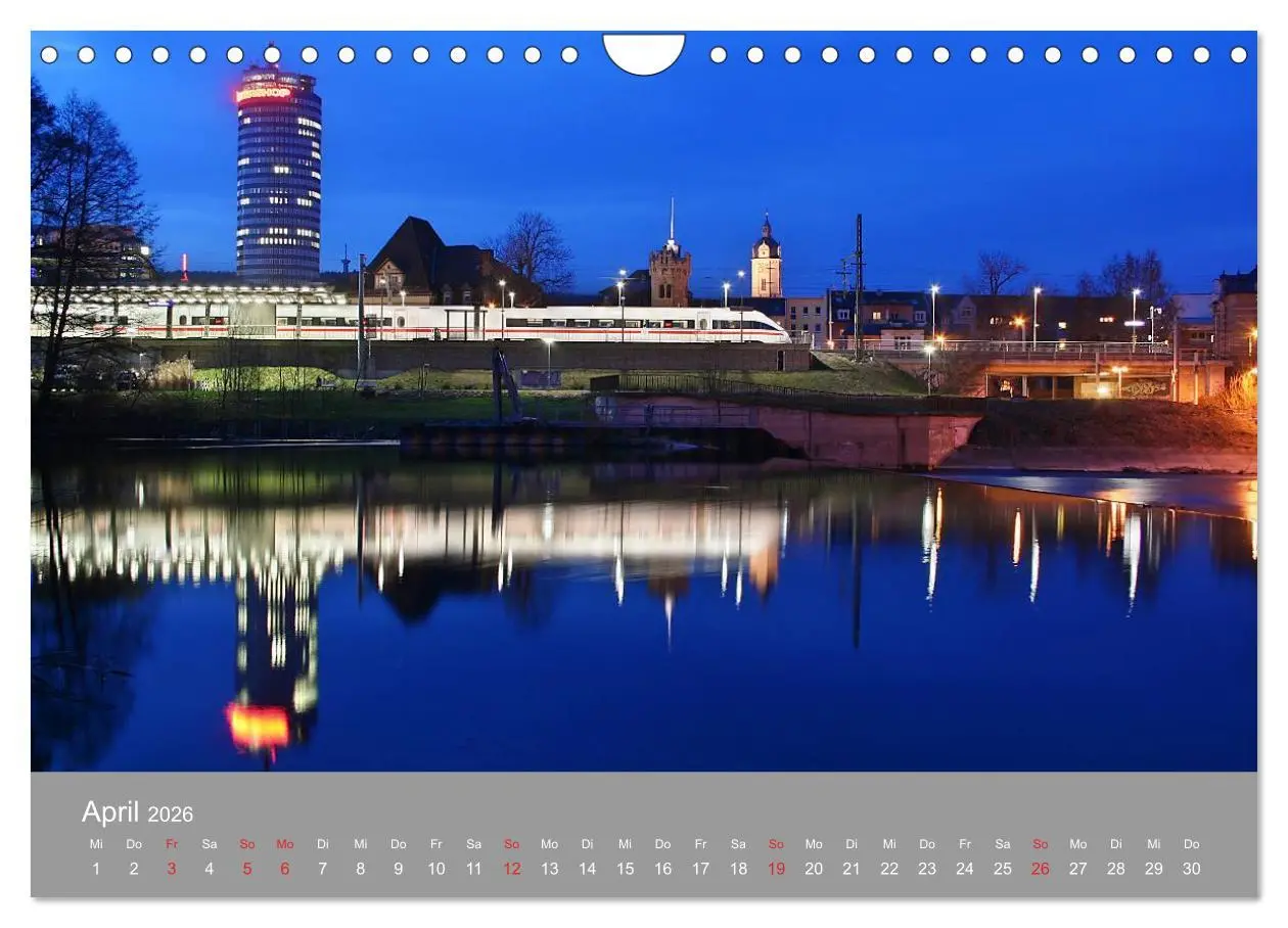 Bild: 9783516093513 | Jena in Thüringen (Wandkalender 2026 DIN A4 quer), CALVENDO...