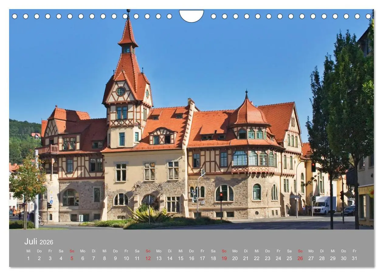 Bild: 9783516093513 | Jena in Thüringen (Wandkalender 2026 DIN A4 quer), CALVENDO...