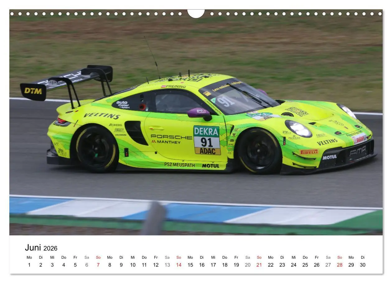 Bild: 9783516233513 | Deutsche Tourenwagen (Wandkalender 2026 DIN A3 quer), CALVENDO...