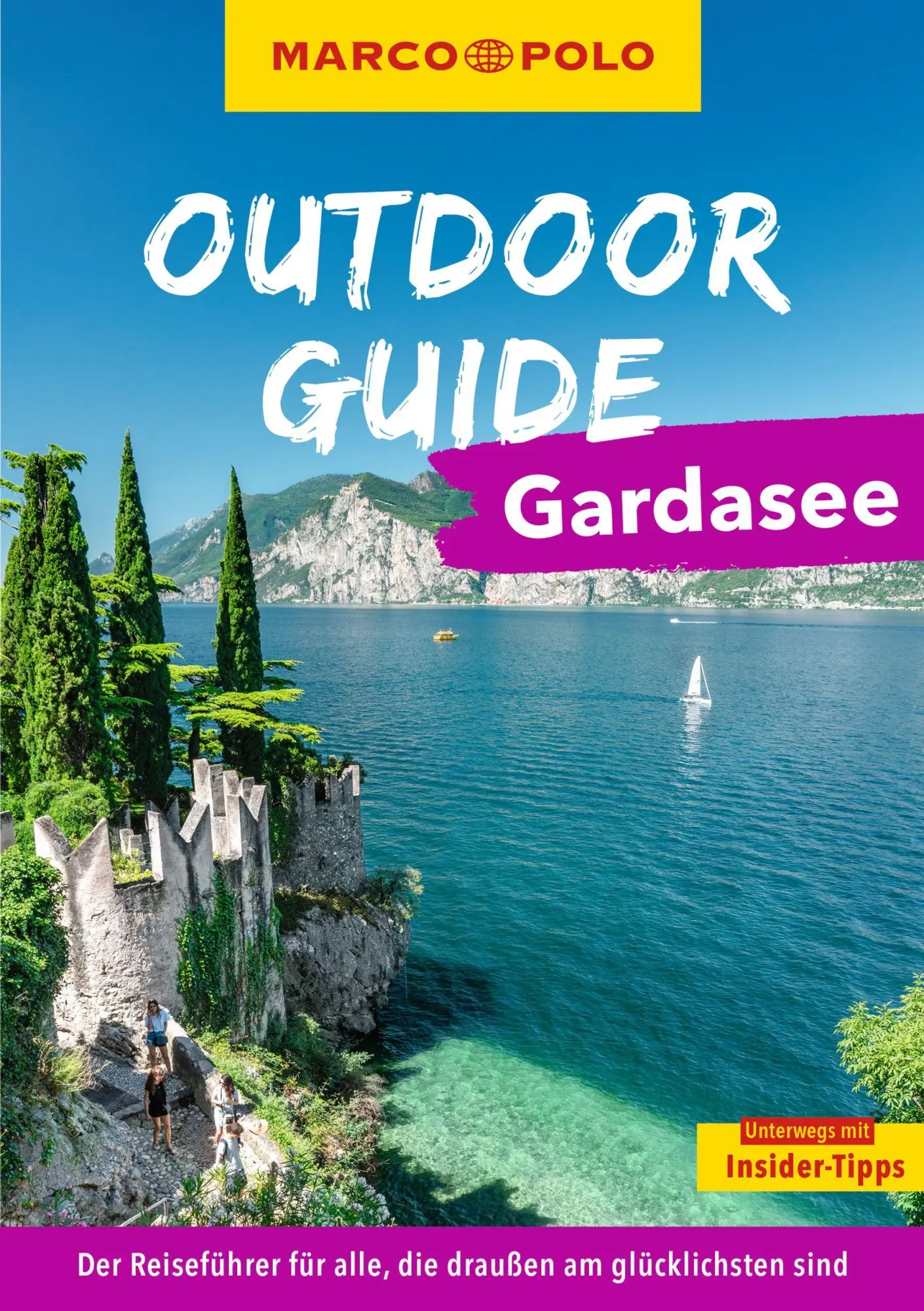 Cover: 9783575023513 | MARCO POLO OUTDOOR GUIDE Reiseführer Gardasee | Angela Trawoeger