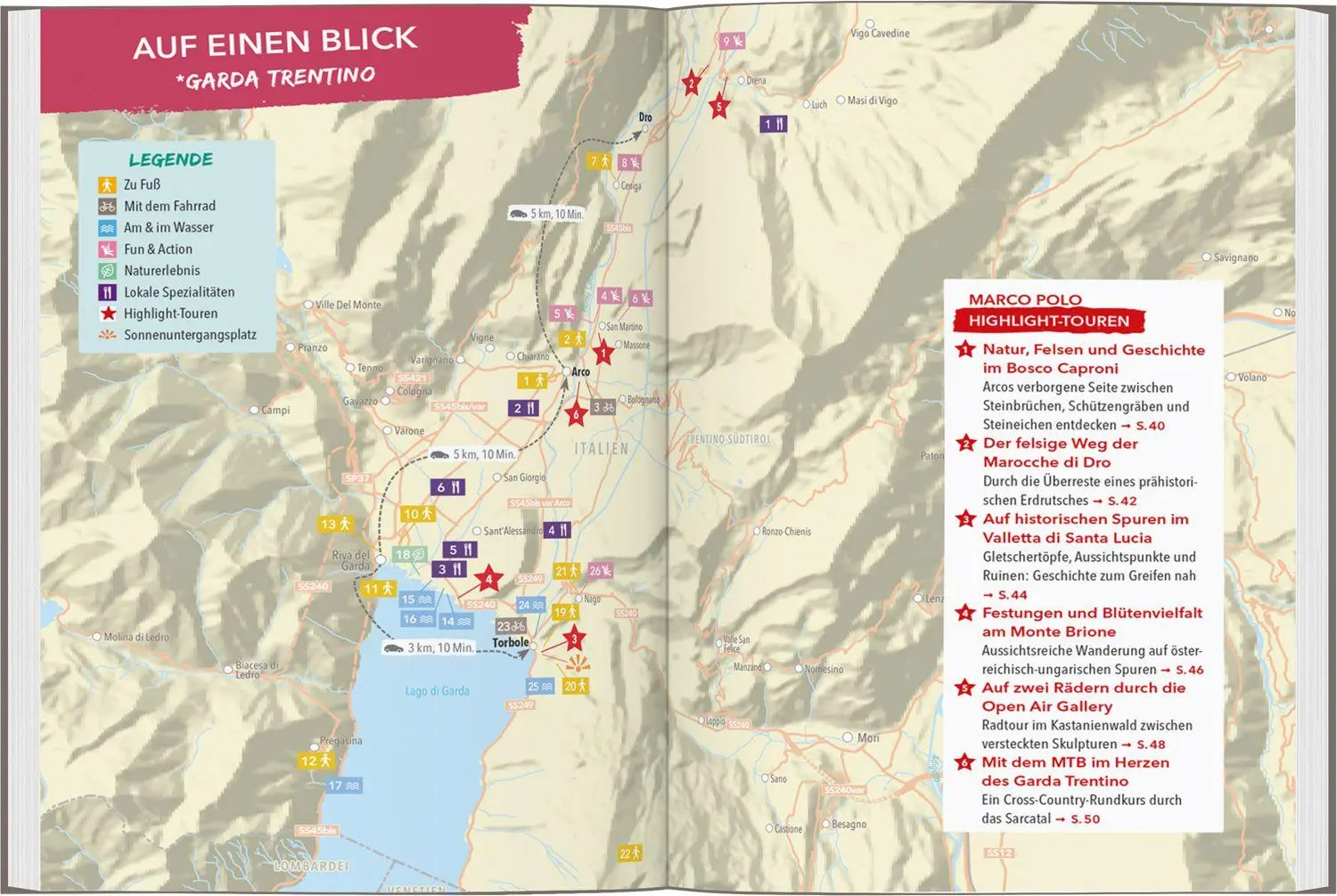 Bild: 9783575023513 | MARCO POLO OUTDOOR GUIDE Reiseführer Gardasee | Angela Trawoeger