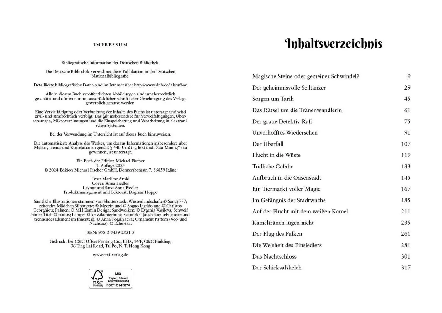 Bild: 9783745923513 | Wüstenzauber (Band 1) | Samiras magische Reise | Marliese Arold | Buch